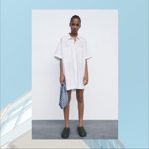 Zara Dresses & Skirts - ZARA oversized shirt dress size small